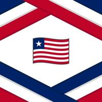 Liberia Flagge abstrakt Hintergrund Design Vorlage. Liberia Unabhängigkeit Tag Banner Sozial Medien Post. Liberia Vorlage vektor
