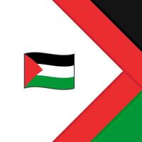 Palästina Flagge abstrakt Hintergrund Design Vorlage. Palästina Unabhängigkeit Tag Banner Sozial Medien Post. Palästina Karikatur vektor