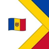 moldavien flagga abstrakt bakgrund design mall. moldavien oberoende dag baner social media posta. moldavien tecknad serie vektor