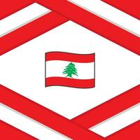 libanon flagga abstrakt bakgrund design mall. libanon oberoende dag baner social media posta. libanon mall vektor