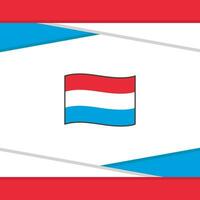 luxemburg flagga abstrakt bakgrund design mall. luxemburg oberoende dag baner social media posta. luxemburg vektor