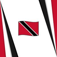 Trinidad und Tobago Flagge abstrakt Hintergrund Design Vorlage. Trinidad und Tobago Unabhängigkeit Tag Banner Sozial Medien Post. Trinidad und Tobago Flagge vektor