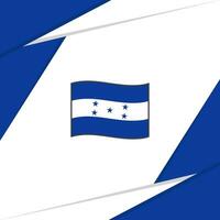 Honduras Flagge abstrakt Hintergrund Design Vorlage. Honduras Unabhängigkeit Tag Banner Sozial Medien Post vektor