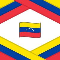 Venezuela Flagge abstrakt Hintergrund Design Vorlage. Venezuela Unabhängigkeit Tag Banner Sozial Medien Post. Venezuela Vorlage vektor