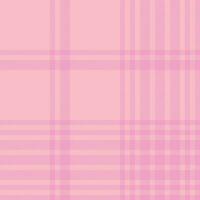 pläd kolla upp mönster i rosa. sömlös tyg textur. tartan textil- skriva ut. vektor