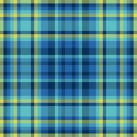 Plaid prüfen Muster von Textur Stoff Textil- mit ein Tartan Vektor Hintergrund nahtlos.