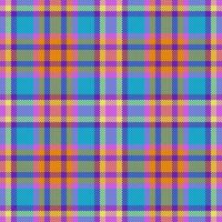 Muster Vektor Textil- von Plaid prüfen Textur mit ein Hintergrund Tartan nahtlos Stoff.