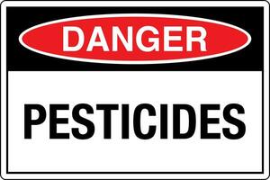 osha säkerhet tecken märkning märka standarder fara varning varning lägga märke till pesticider vektor