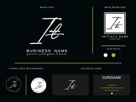 Luxus es Mode Logo Präsentation, Geschäft es Unterschrift Logo Symbol Vektor Brief