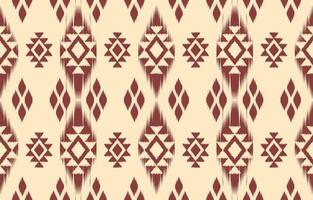 ethnisch abstrakt Ikat Kunst. aztekisch Ornament drucken. geometrisch ethnisch Muster nahtlos Farbe orientalisch. Design zum Hintergrund ,Vorhang, Teppich, Hintergrund, Kleidung, Verpackung, Batik, Vektor Illustration.