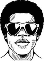 Bobby womack illustration vektor