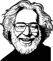 Jerry Garcia, das dankbar tot vektor