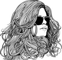 janis joplin illustration vektor