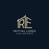 Initiale rf Logo, sauber und modern architektonisch und Konstruktion Logo Design vektor