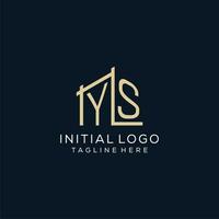 Initiale y Logo, sauber und modern architektonisch und Konstruktion Logo Design vektor