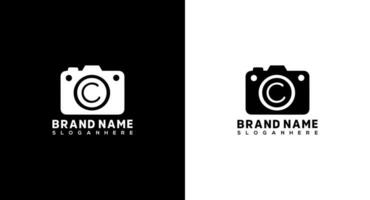 kamera logotyp design mall. fotograf logotyp kamera ikon vektor. fotografi logotyp design, vektor