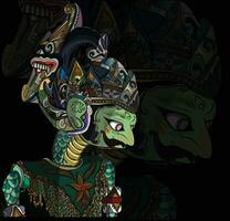 Wayang golek antareja vektor