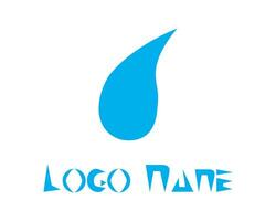professionell logotyp design till vatten vektor