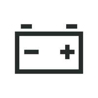 Auto Batterie Symbol Grafik Vektor Design Illustration