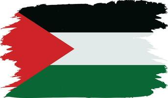 vektor illustration av palestinsk flagga
