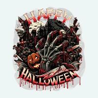 glücklich Halloween T-Shirt Design , Halloween SVG,glücklich Halloween T-Shirt Design Datei, glücklich Halloween Zitate Design vektor