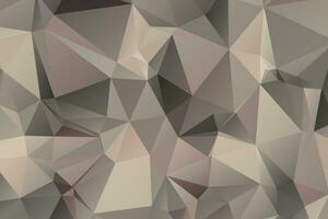 abstrakt grå bakgrund, låg poly texturerad triangel former i slumpmässig mönster, trendig lowpoly bakgrund. vektor