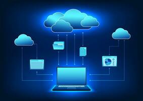 Wolke Technologie Computers Das Transfer Daten zu Sein gelagert im das Wolke es meint übertragen Daten Lager Dateien durch das Wolke System. es ist ein System zum Speicherung sichern Information. vektor