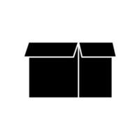 isoliertes Box-Symbol-Vektor-Design vektor