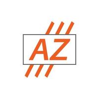 Brief az Logo. ein z. az Logo Design Vektor Illustration zum kreativ Unternehmen, Geschäft, Industrie. Profi Vektor