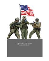 Veteranen Tag Amerika Flagge Vektor gestalten Hintergrund zum Hintergrund Design.