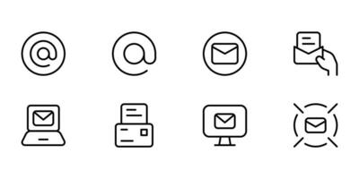 Email Symbol Vektor. Email Symbol. Briefumschlag Illustration. Vektor editierbar.