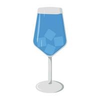 Glas von trinken. Saft Vektor Illustration
