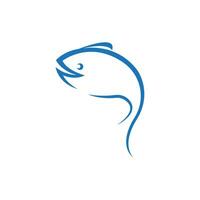 Fisch-Logo-Vorlage vektor