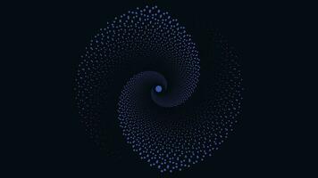 abstrakt Spiral- dunkel Blau Hintergrund vektor