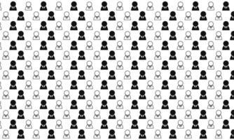 svart och vit affärsman sömlösa mönster vektor