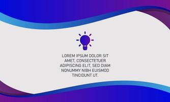 moderner blauer und lila Hintergrund mit Kurven vektor