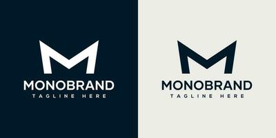 m Monogramm Logo Design Vorlage - - kostenlos Vektor