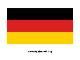 Tyskland nationell flagga vektor illustration