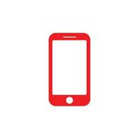 eps10 smartphone ikon. vektor illustration av en mobil isolerat på vit bakgrund.
