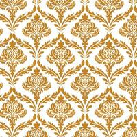 ein luxuriös Gold und Weiß Hintergrund Muster zum elegant Innenräume vektor