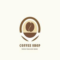 coffe affär logotyp design branding för företagare cofe ,vektor logotyp design minimalistisk kaffe vektor