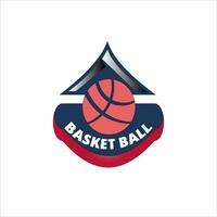 Basketball Verein Logo Vektor, Emblem, Designs mit Ball. Sport Abzeichen Vektor Illustration