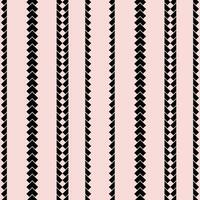 en svart och vit gräns mönster på en rosa bakgrund vektor