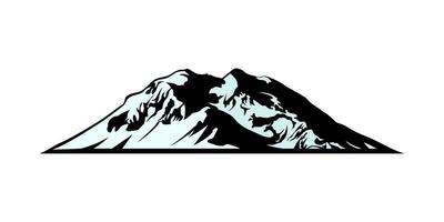 denali berg design illustration vektor