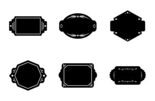 Form-Icon-Set - Vektor-Illustration. vektor