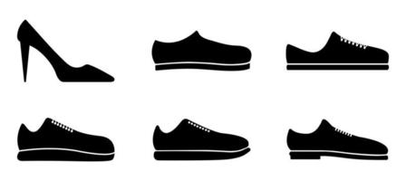 Schuhe-Icon-Set - Vektor-Illustration. vektor