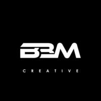 bbm Brief Initiale Logo Design Vorlage Vektor Illustration