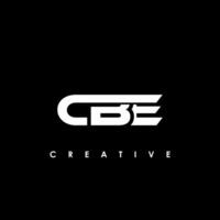 cbe Brief Initiale Logo Design Vorlage Vektor Illustration