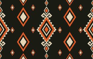 etnisk abstrakt ikat konst. aztec prydnad skriva ut. geometrisk etnisk mönster sömlös Färg orientalisk. design för bakgrund ,ridå, matta, tapet, Kläder, omslag, batik, vektor illustration.