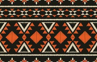 etnisk abstrakt ikat konst. aztec prydnad skriva ut. geometrisk etnisk mönster sömlös Färg orientalisk. design för bakgrund ,ridå, matta, tapet, Kläder, omslag, batik, vektor illustration.